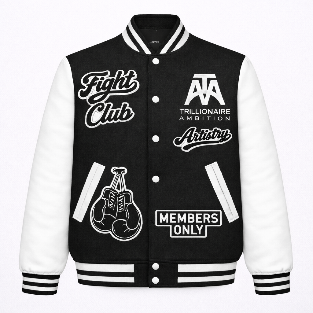 Trillionaire Ambition Fight Club Varsity Jacket