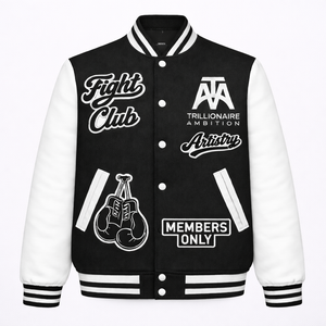 Trillionaire Ambition Fight Club Varsity Jacket